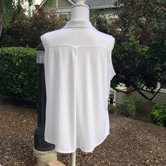 Mauna Kea Women’s Sleeveless Adidas Golf Shirt White XXL - Picture 3 of 8